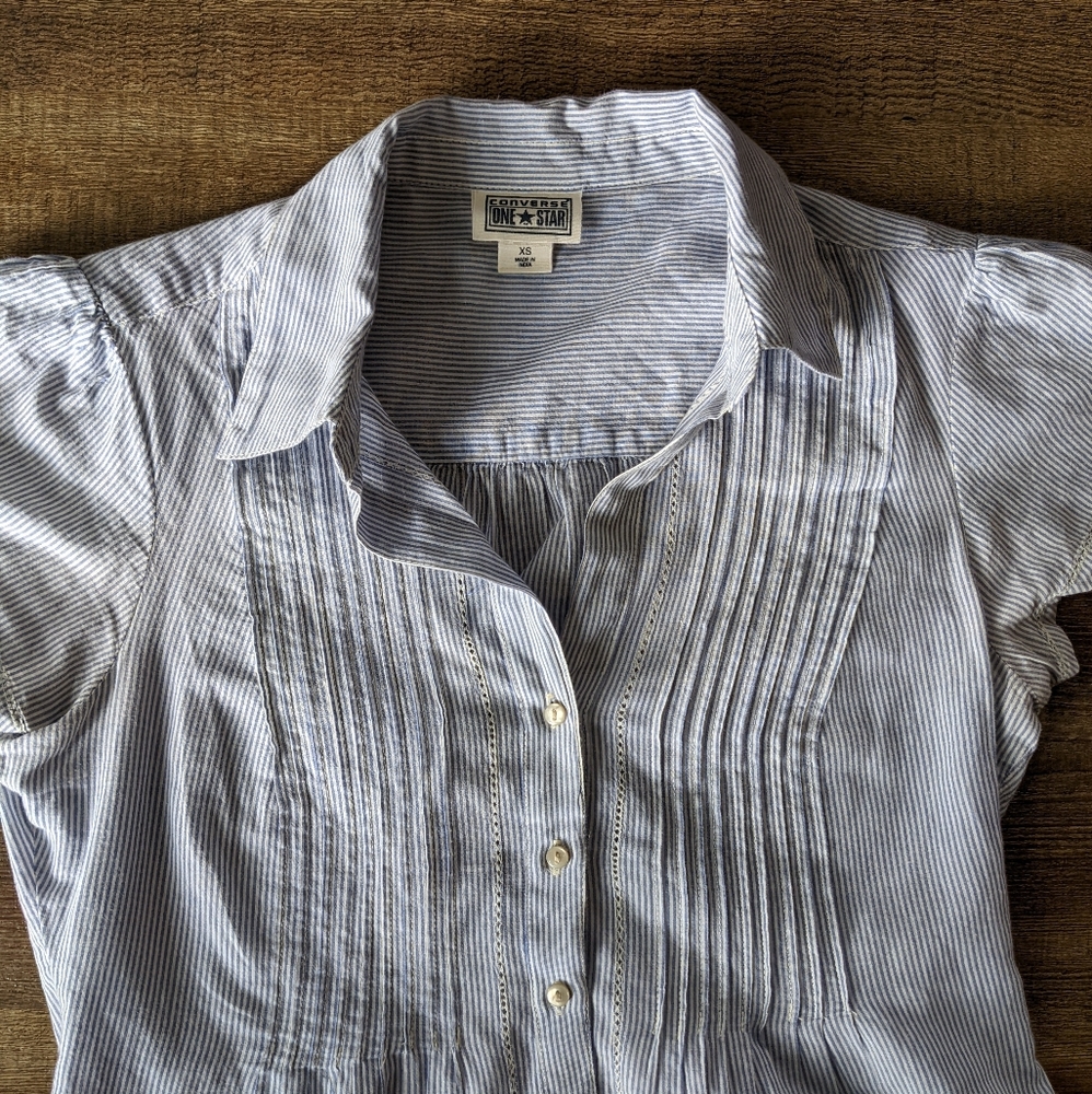 Converse One-Star Striped Blouse - Picture 3 of 4